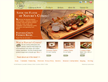 Tablet Screenshot of natures-cuisine.com